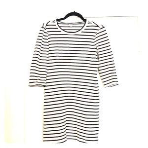Striped t-shirt dress